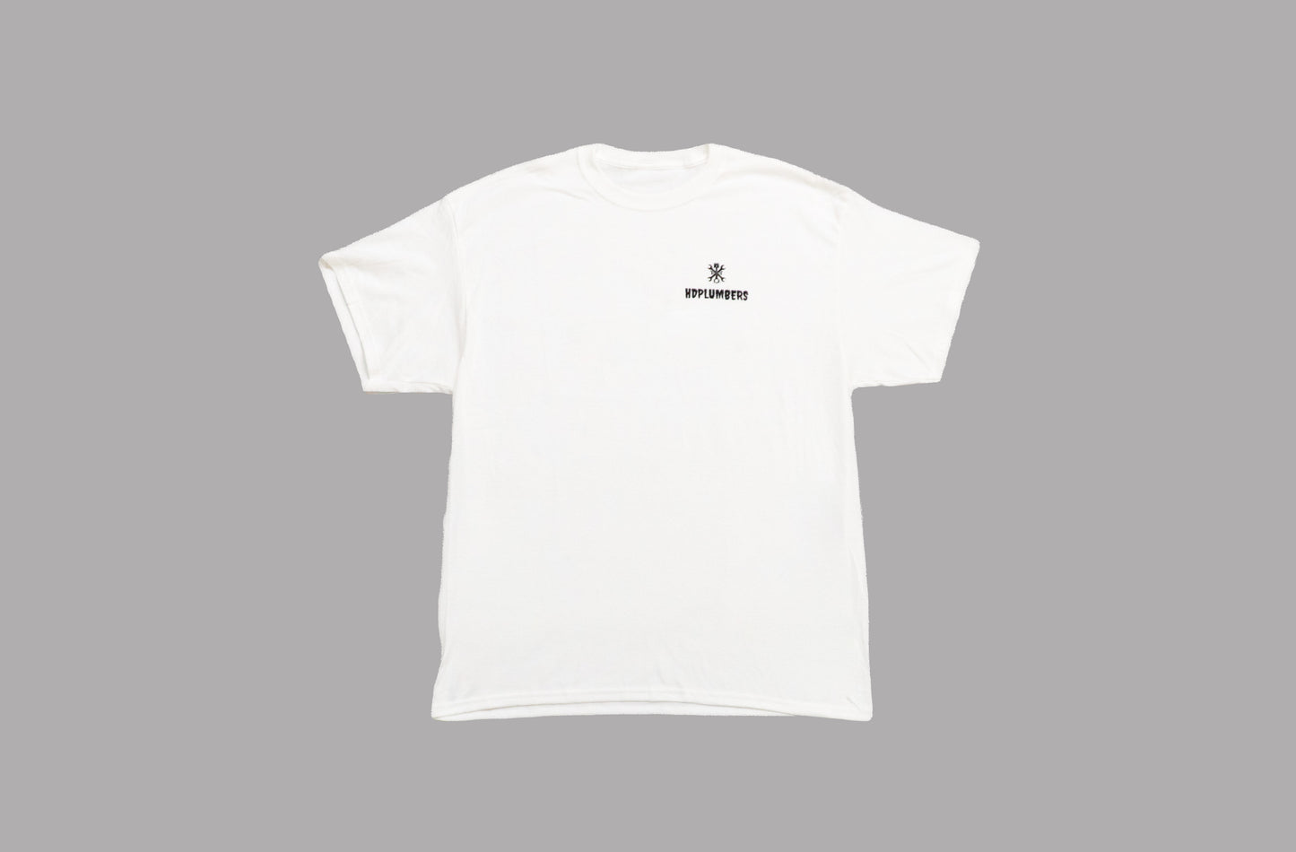 HDPLUMBERS Premium T-Shirt - White with Black Logo